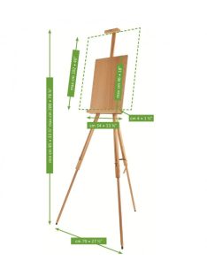 Outdoor easel for watercolor - M/26