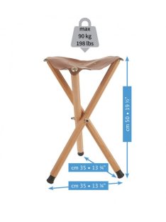 Összecsukható bőrfotel Mabef - M/39