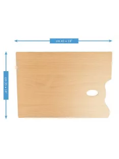 Wooden rectangular pallet Mabef 35x45cm