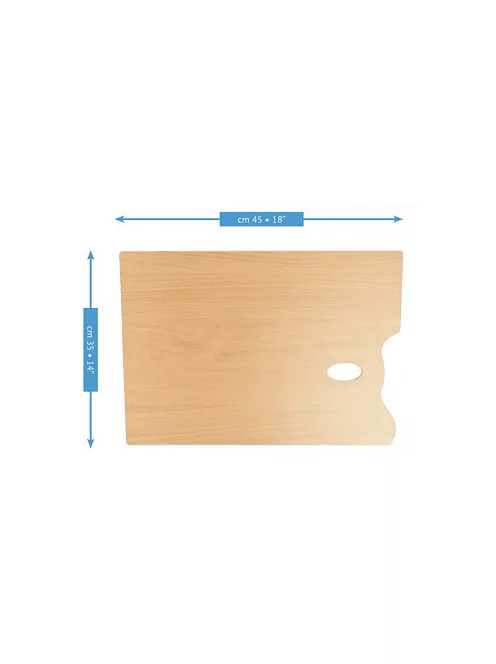 Wooden rectangular pallet Mabef 35x45cm