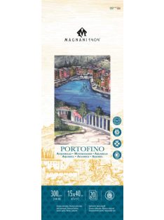 Akvarell tömb Magnani Portofino 15x40cm 300g 100% pamut