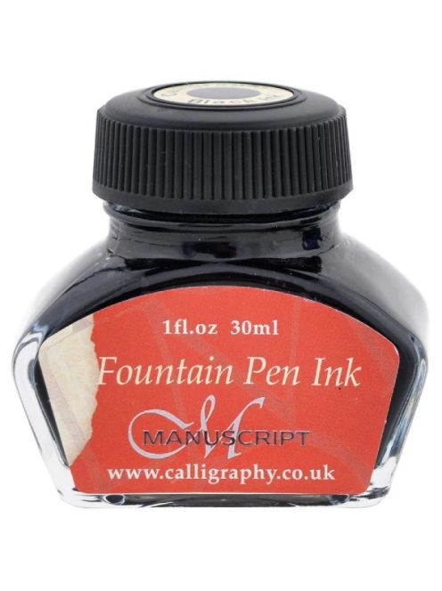 Manuscript töltőtoll tinta 30ml – fekete
