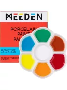 Porcelain palette for watercolor - flower