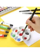 Porcelain palette for watercolor - flower