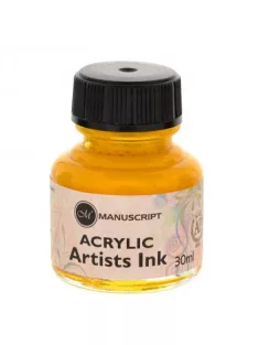 Kalligráfia tinta Manuscript 30ml - ragyogó sárga