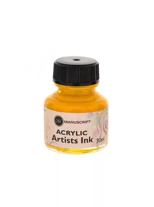 Kalligráfia tinta Manuscript 30ml - ragyogó sárga