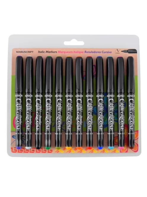 Kalligráfia filctollak Manuscript Callicreative 12 db vékony