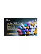 Set of Mungyo oil pastels 12 pcs - Metallic shades