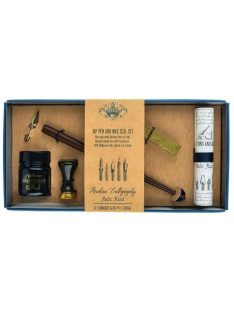   Kalligráfiakészlet Manuscript 3 toll, viasz, pecsét és tinta