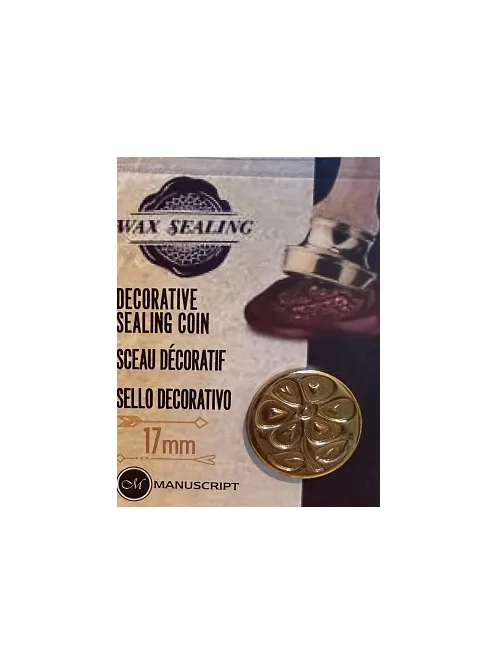 Manuscript Sealing Head 17mm – Flower 1