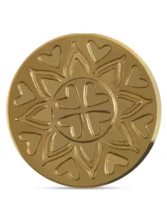 Sealing head Manuscript 17mm – Snowflake with hearts