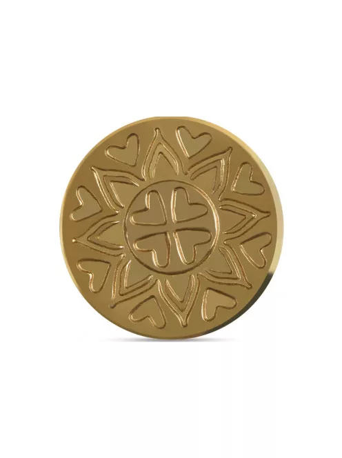 Sealing head Manuscript 17mm – Snowflake with hearts