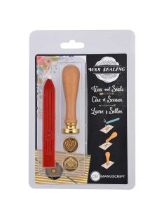   Fa nyél, Manuscript Emotion, viasszal és két lyukasztóval