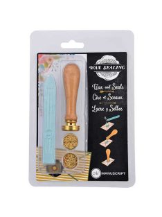 Fa nyél Kézirat Évszakok viasszal és két lyukasztóval