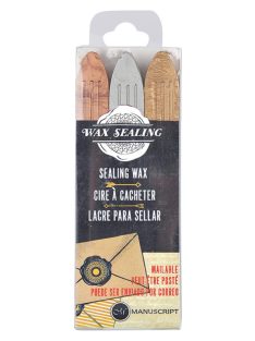 Manuscript pecsétviasz készlet 3 db – metál