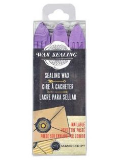 Manuscript pecsétviasz készlet 3 db – lila