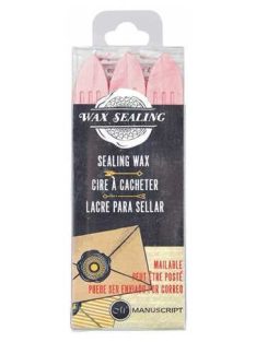 Manuscript pecsétviasz készlet 3 db – Rózsaszín