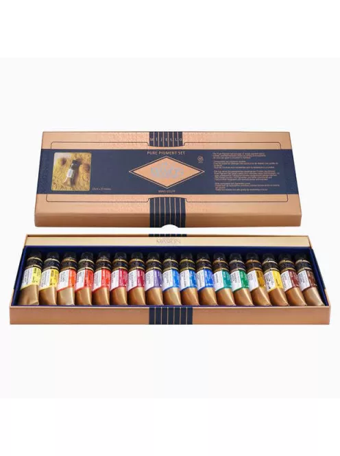 Akvarell festékkészlet Mijello 17x15ml Mission Gold