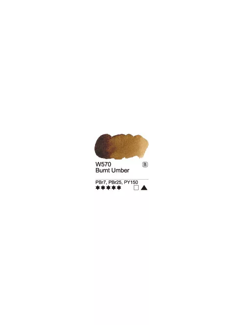 Akvarell festék Mijello 15ml  570 Égetett umbra