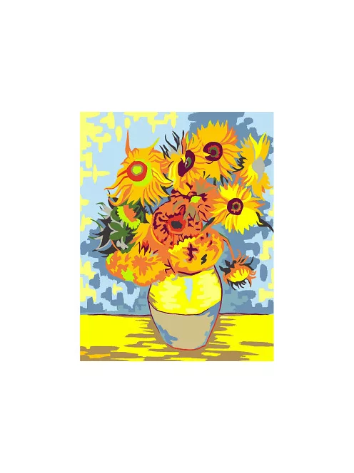 Számozós festés Rosa - 086 sunflower