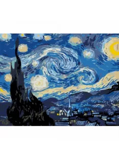 Számokkal festés Rosa – 106 éjszakai égbolt