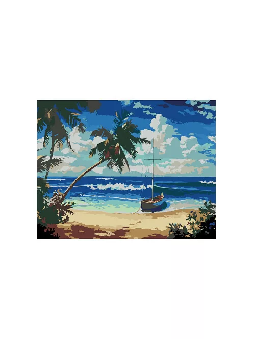 Számozós festés Rosa - 239 ship on the coast