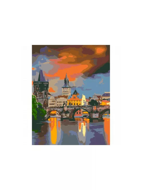 Számokkal festés Rosa – 244 Károly híd