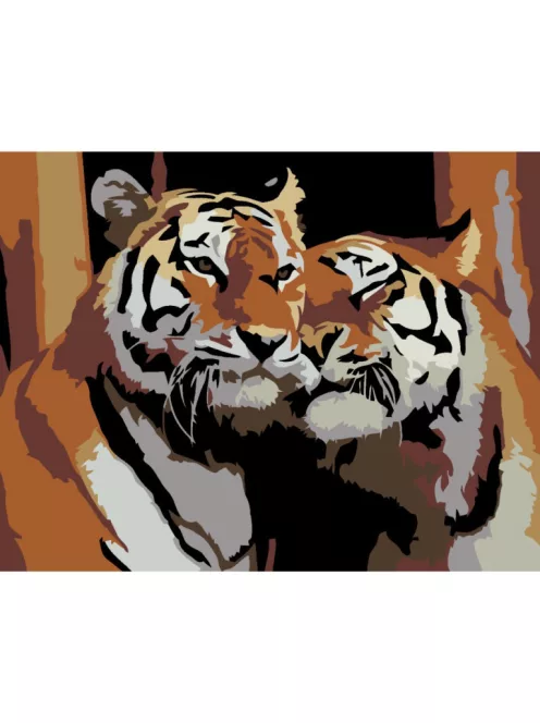 Számozós festés Rosa - 245 tigers