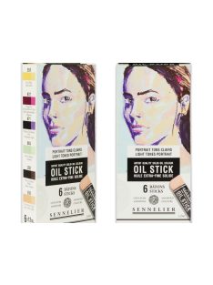   Sennelier olajstift készlet 6 db – Világos tónusú portré