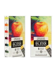 Sennelier olajstift készlet 6 db – Kétszínű alma