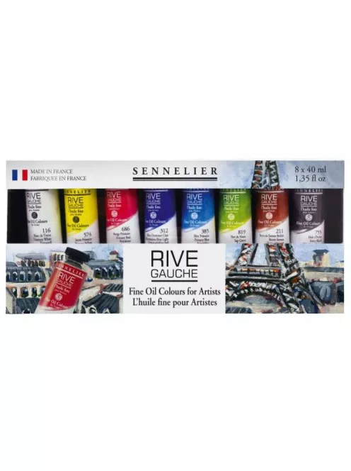 Olajfesték készlet Sennelier Rive Gauche 8x40ml