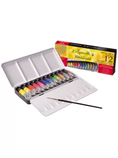 Akvarellfesték készlet Sennelier 12x10ml alapszínek