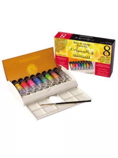 Akvarellfesték készlet Sennelier 8x10ml alapszínek