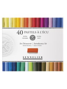 Sennelier száraz pasztell készlet 40 félig alap árnyalat