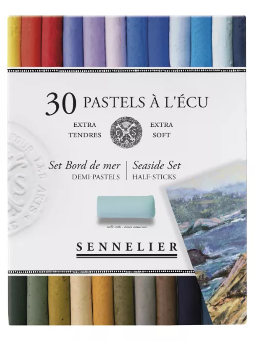 Set of dry pastels Sennelier 30 half marinas