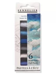 Száraz pasztell készlet Sennelier 6 db fél, Summer Sky