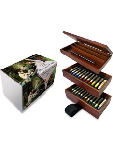 Sennelier olajpasztell készlet 24 db-os fadobozban