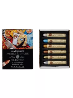 Set of oil pastels Sennelier 6 pcs metallic shades