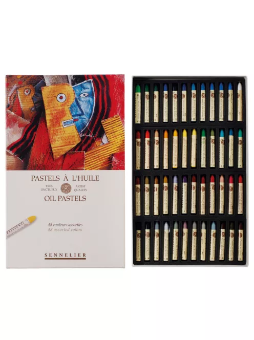 Set of oil pastels Sennelier 48 pcs basic shades