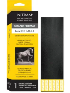 Nitram Natural Charcoal – Bloc de Saule Extra Soft