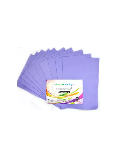 Felt A4 10 pcs - purple
