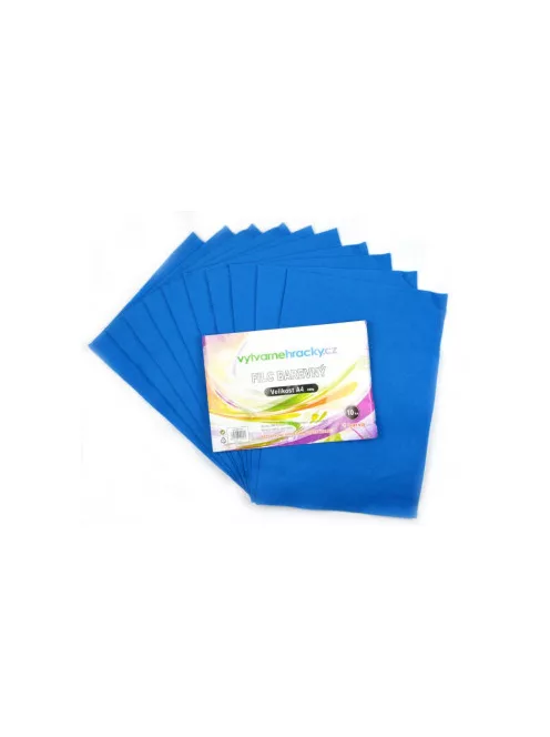 Felt A4 10 pcs - blue