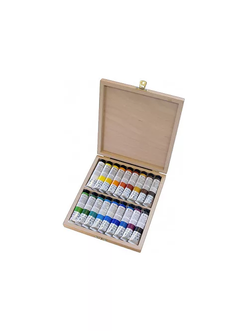 Olajfesték készlet Umton 18x20ml fa dobozban