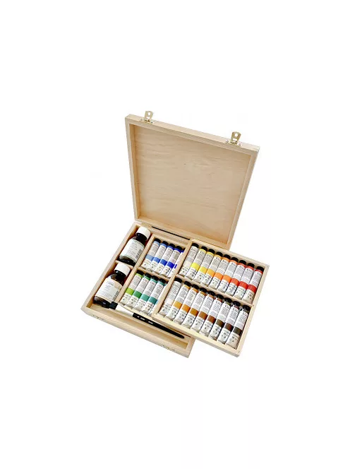 Olajfesték készlet Umton 36x20ml fa dobozban