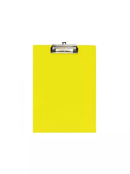 A4 sárga csíptetős tábla