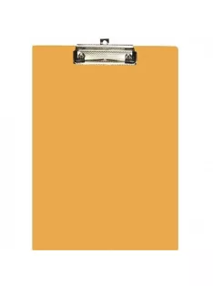 A4 narancssárga csíptetős tábla