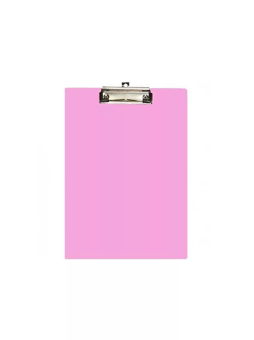 A4 rózsaszín csíptetős tábla