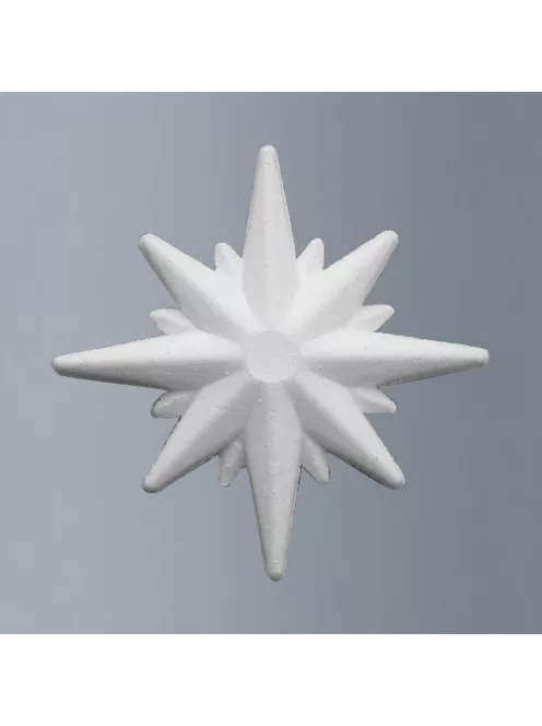 Polystyrene Christmas ornament, star
