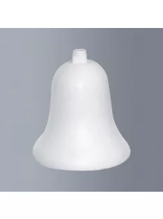 Polystyrene bell, height 16cm