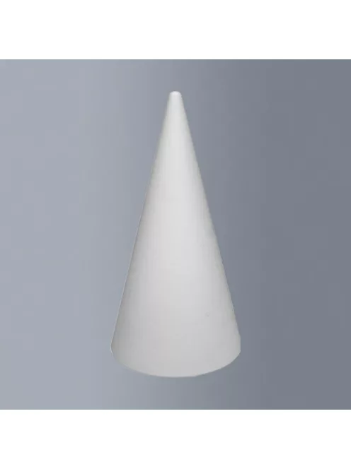 Polystyrene cone, height 12.5cm